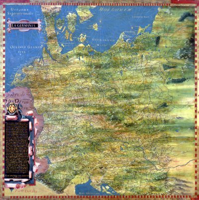 Map of Sixteenth Century Germany, from the 